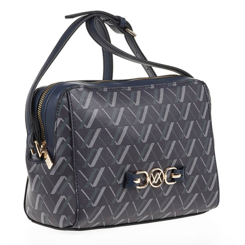 Verde Γυναικεία Τσάντα Χιαστί 16-7082 Μπλέ